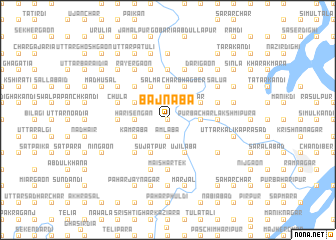 map of Bājnāba