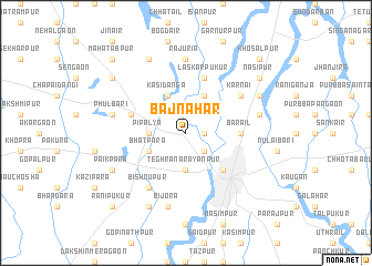 map of Bājnāhār