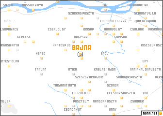 map of Bajna