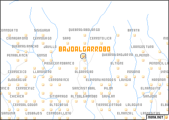 map of Bajo Algarrobo