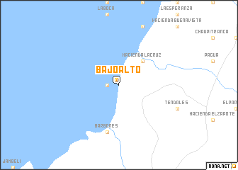 map of Bajo Alto