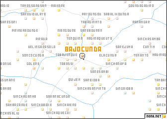 map of Bajocunda