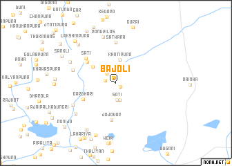 map of Bājoli