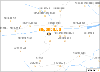 map of Bajondillo