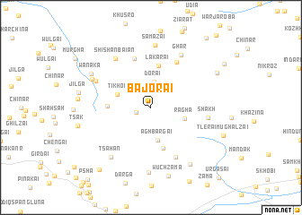 map of Bajorai