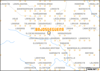 map of Bajos de Güera