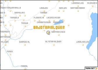 map of Bajo Tapialquer