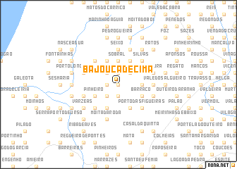 map of Bajouca de Cima