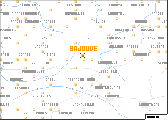 map of Bajouve