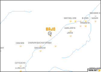 map of Bajo