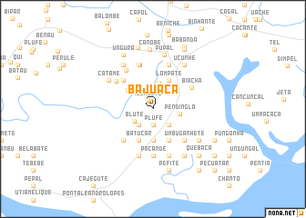 map of Bajuaca