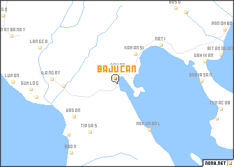 map of Bajucan