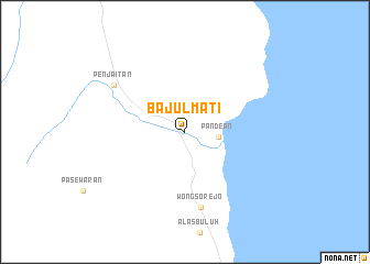 map of Bajulmati