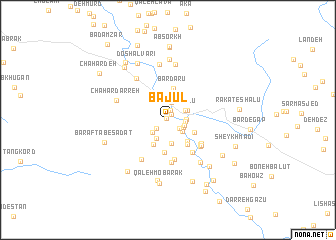 map of Bājūl
