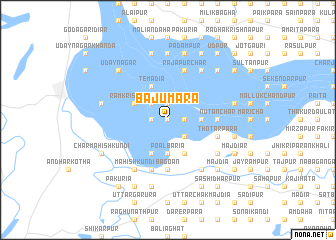 map of Bājumāra