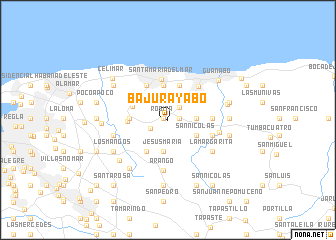 map of Bajurayabo