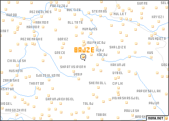 map of (( Bajzë ))