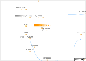 map of Bā Kabīrah