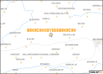 map of Bakacakköy see Bakacak