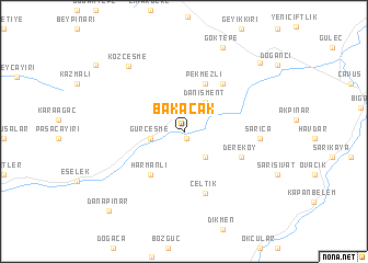 map of Bakacak