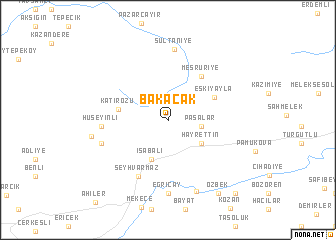 map of Bakacak