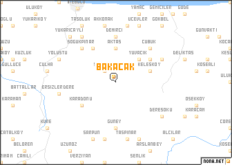 map of Bakacak