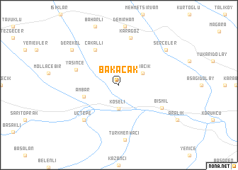 map of Bakacak
