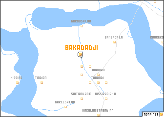 map of Bakadadji
