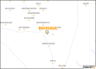 map of Bakadawa