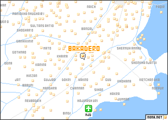 map of Bakadero