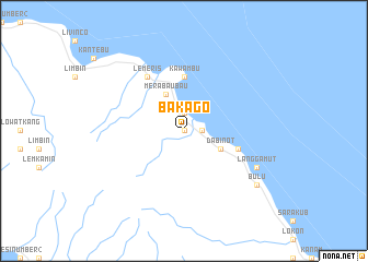 map of Bakago