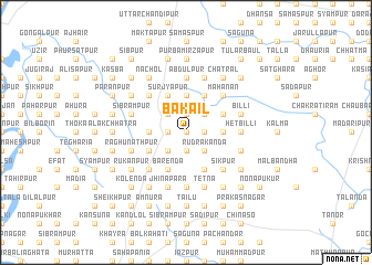map of Bākail