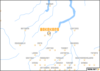 map of Bakakara