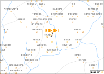 map of Bakaki