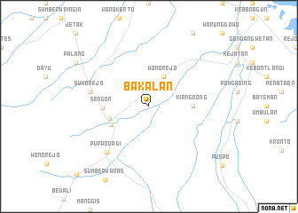 map of Bakalan