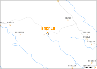 map of Bakala