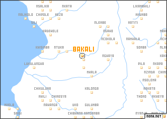 map of Bakali