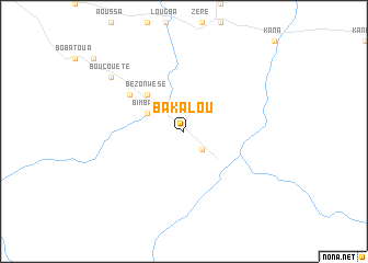 map of Bakalou