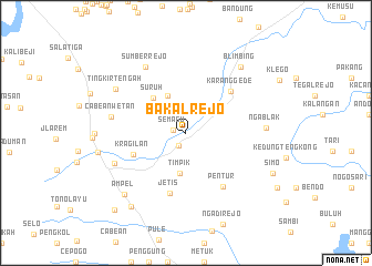 map of Bakalrejo