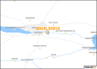 map of Bakal\