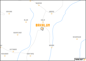 map of Bakalum