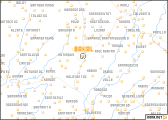 map of Bakal