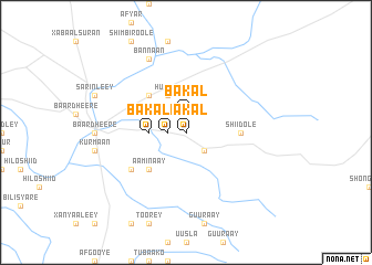 map of Bakal