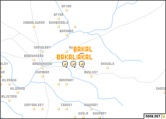 map of Bakal