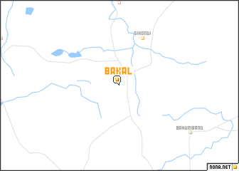 map of Bākal