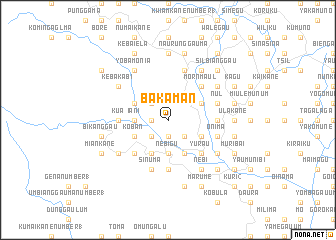 map of Bakaman