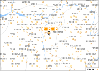 map of Bakamba