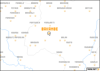 map of Bakambé