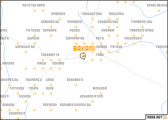 map of Bakani