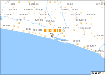 map of Bakanta